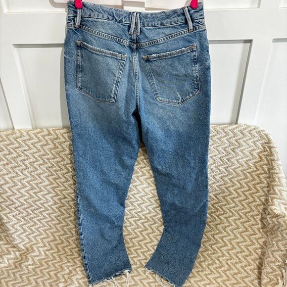 Good American The Weekender High Rise Loose Leg Jeans - Picture 4 of 6